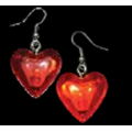 Blank Flashing Heart Earrings